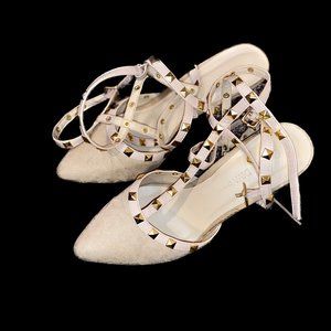 Studded Strappy Heels